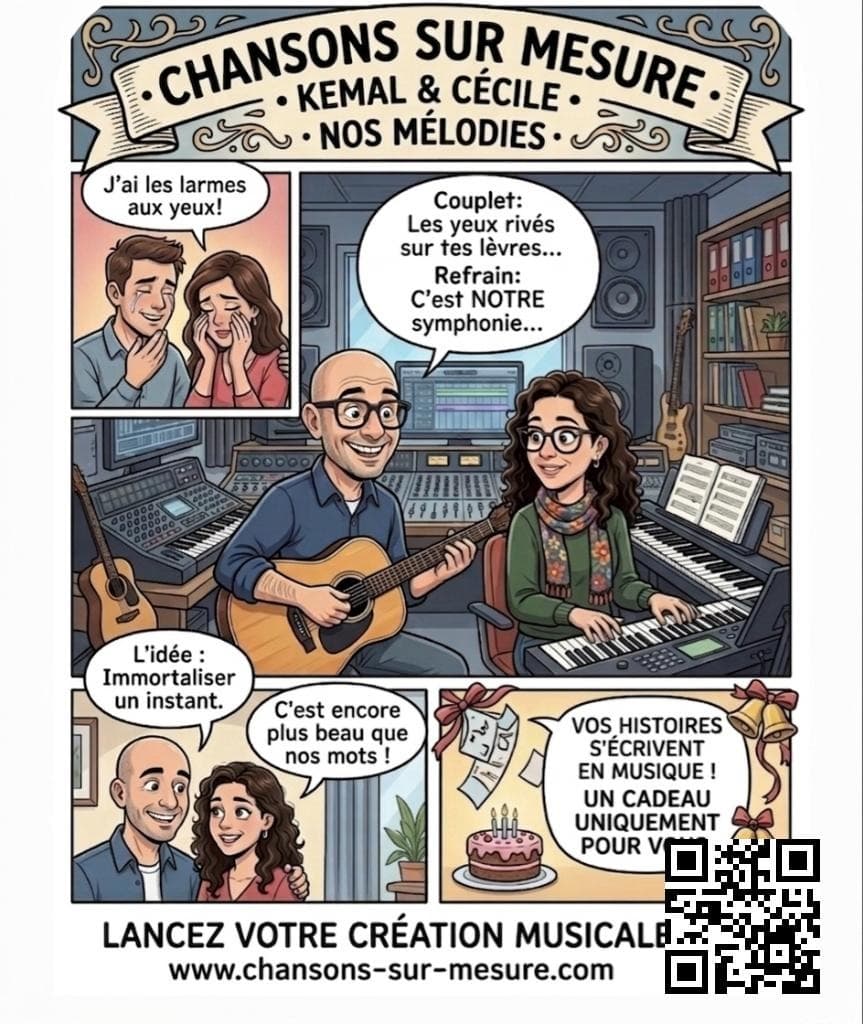 Histoire de Chansons sur Mesure en bande dessinée